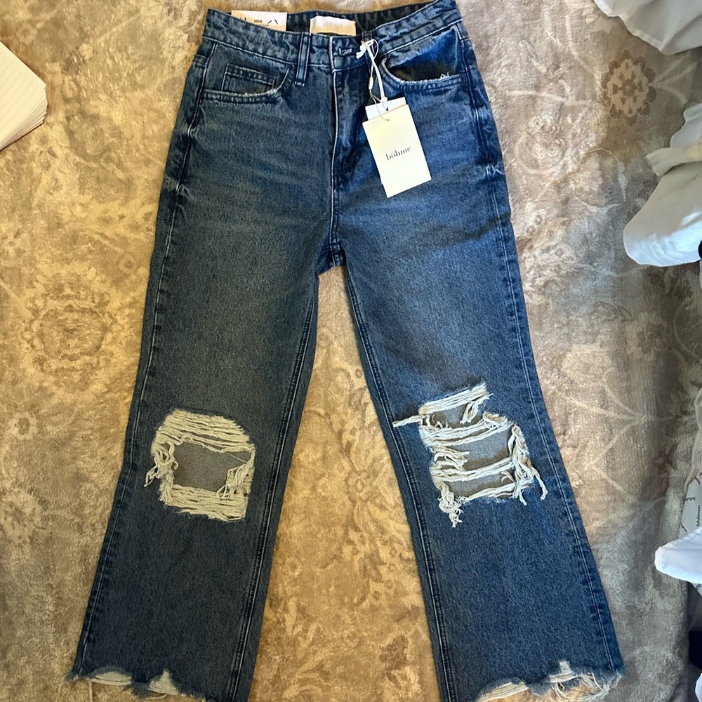 BOHME MEDIUM WASH DENIM JEANS SIZE 24 🫐